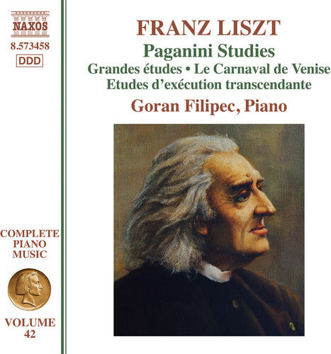 

CD диск Liszt / Filipec: Liszt: Paganini Studies