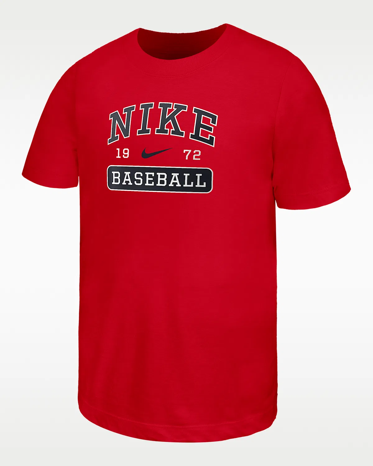 Детская бейсбольная футболка Nike Swoosh, University Red