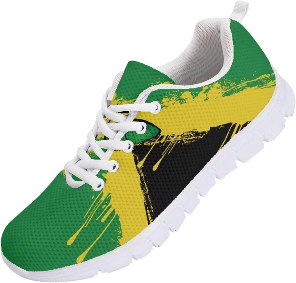 

Мужские кроссовки Funnydude Funny Print для бега, легкие, дышащие, теннисные, зимние спортивные кроссовки, Jamaican Butterfly