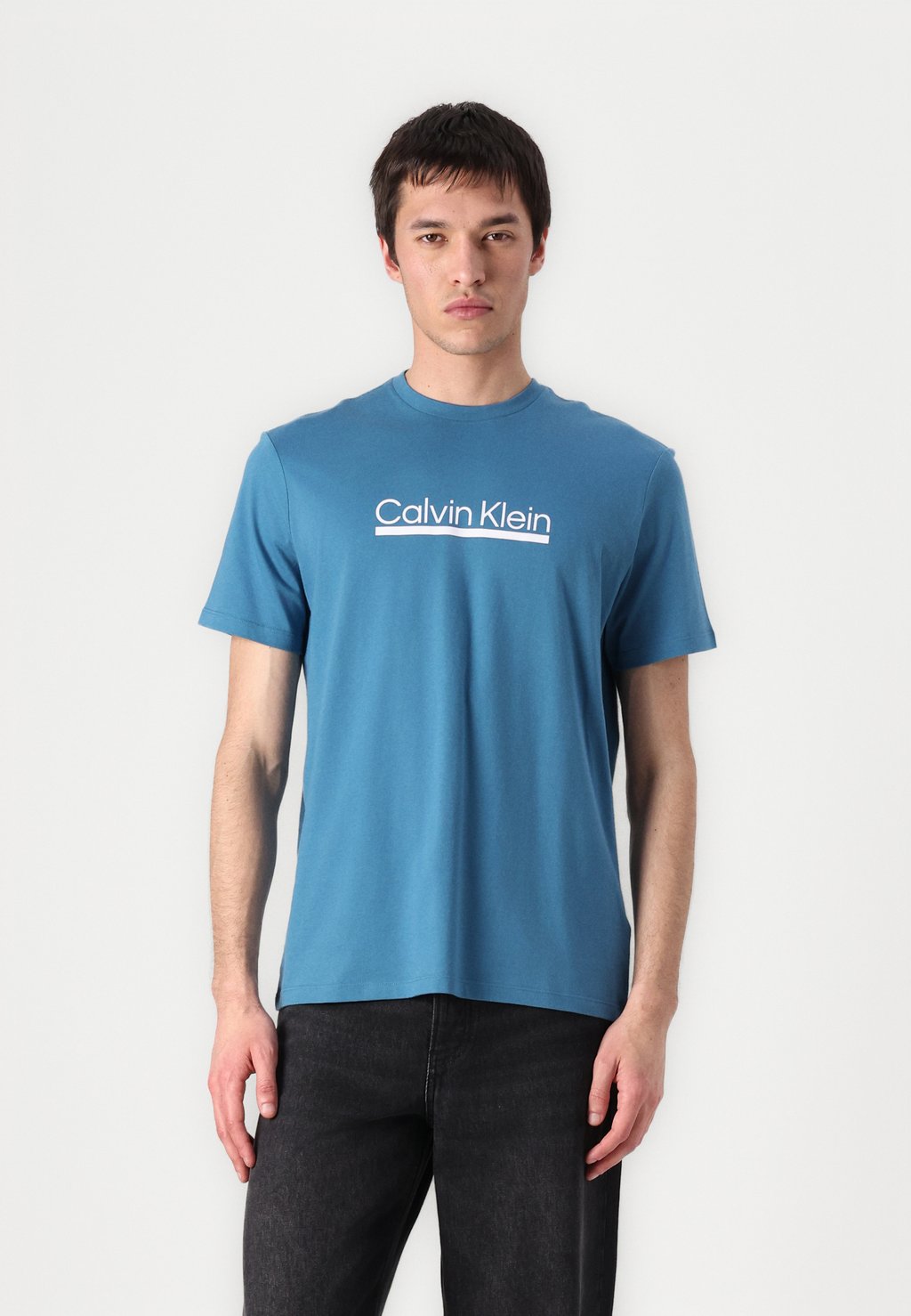 

Футболка с принтом UNISEX Calvin Klein, светло-голубой