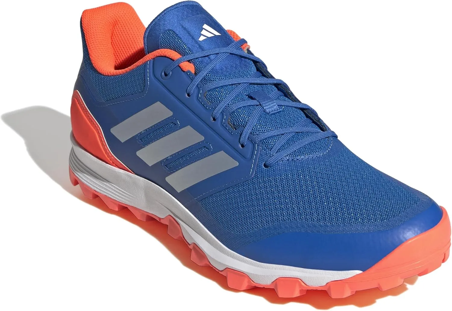 Хоккейные кроссовки Adidas Flexcloud унисекс, ярко-синий/оранжевый — фото 4