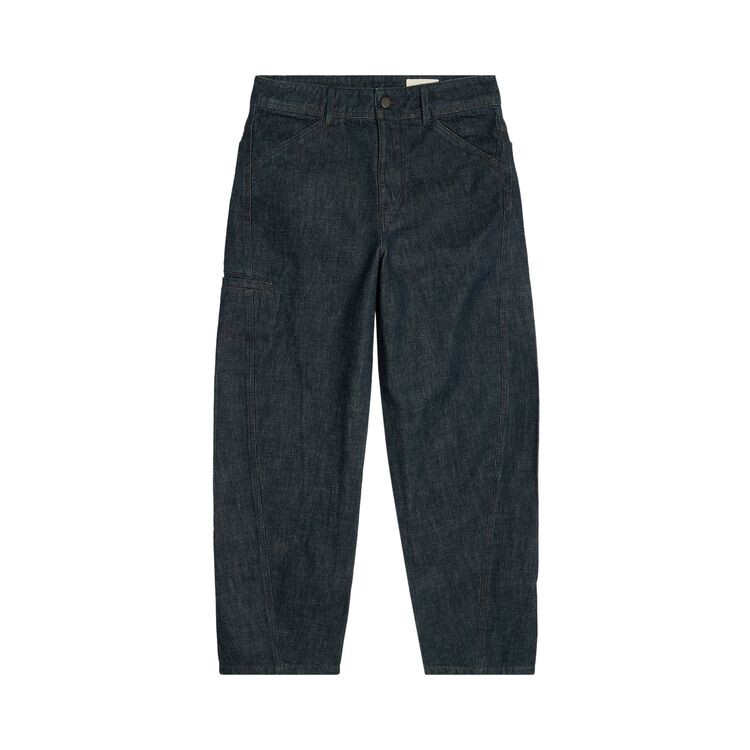 

Брюки Lemaire Twisted Workwear Pants Denim Indigo, синий