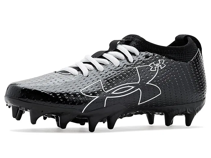Футбольные бутсы Blur Select Jr Under Armour Kids, Black/Black/White — фото 2
