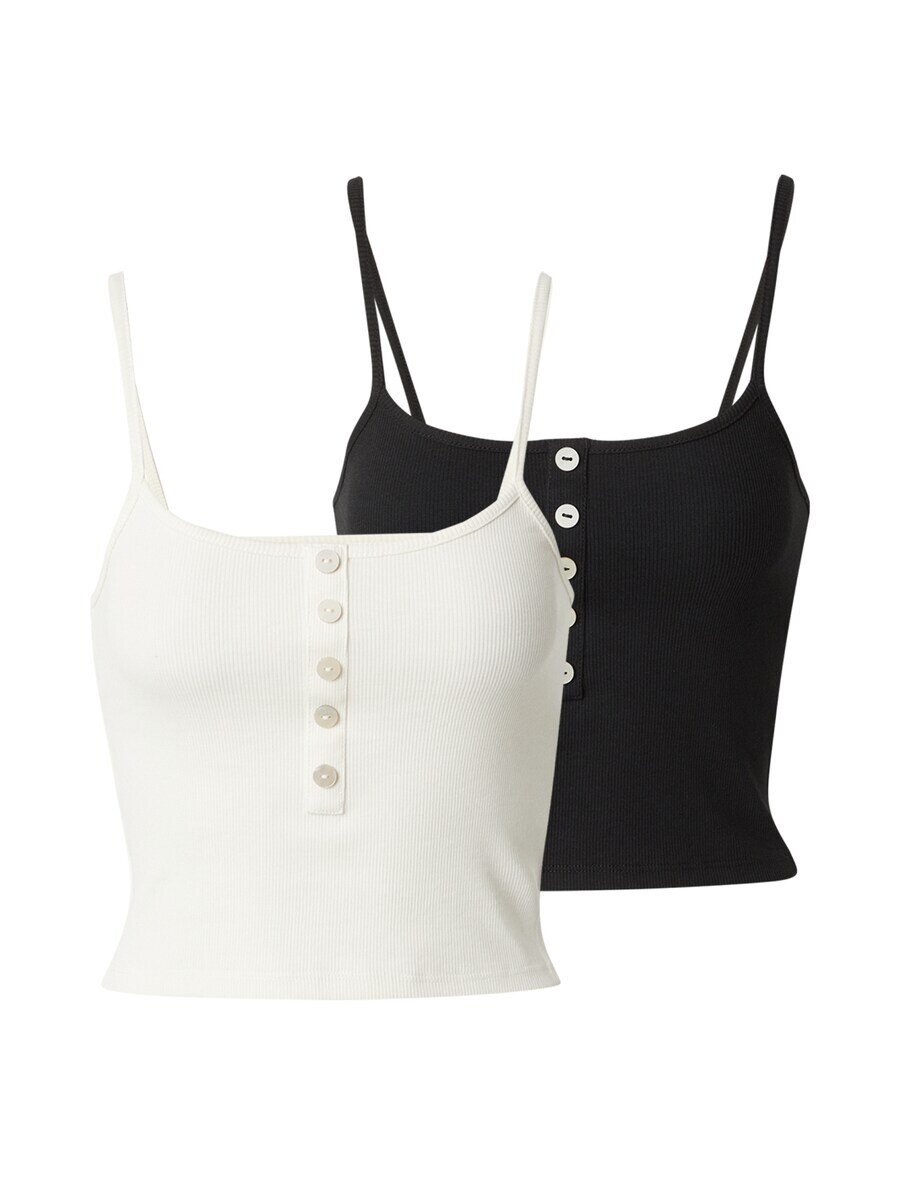 

Укороченный топ ONLY Top ONLNESSA, цвет black/wool white