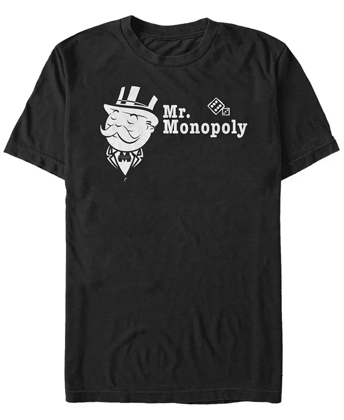 

Мужская футболка с коротким рукавом Father of Monopoly Fifth Sun, черный