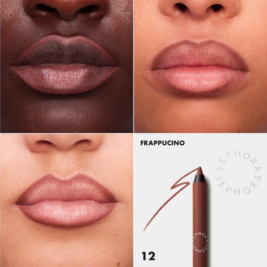 Яркий, стойкий карандаш для губ, сохраняющий свои свойства до 8 часов. SEPHORA COLLECTION, 0.04 oz /1.2 g, 12 Frappucino — фото 2