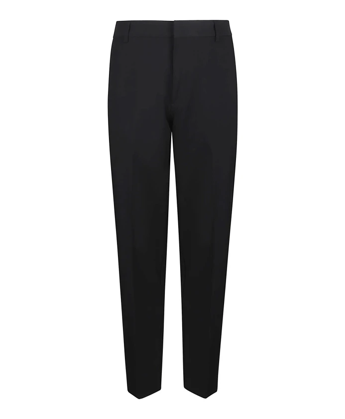 

Брюки чинос из эластичной нейлоновой саржи. Emporio Armani, черный