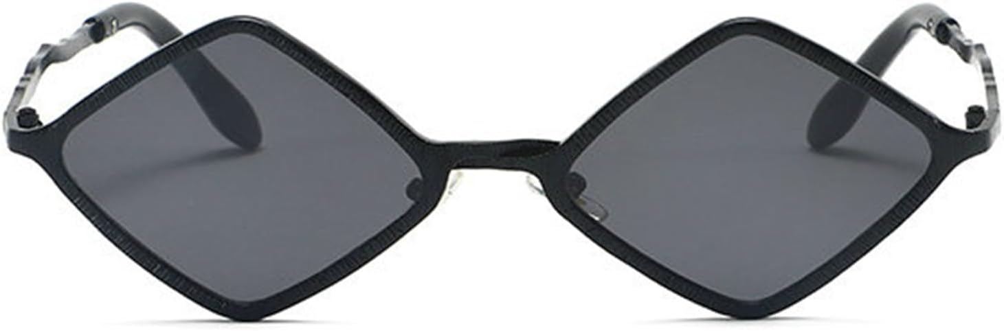 

Женские солнцезащитные очки Helena Rhombus Punk, золотистые, модель 2025, роскошная металлическая оправа, многоугольные, винтажные, маленькие, с защитой от УФ-излучения UV400, C6