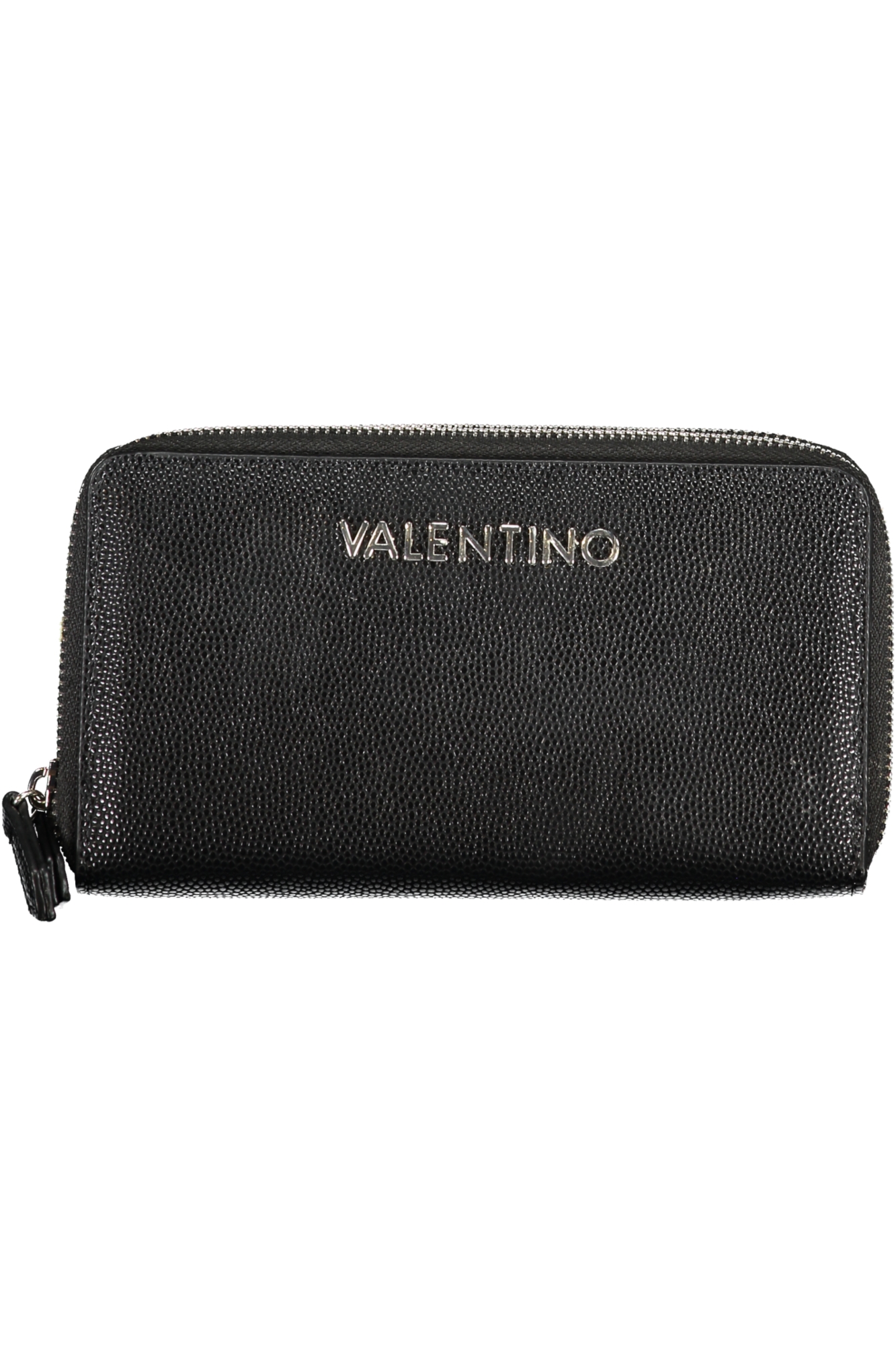 

Женский кошелек Valentino Bags с серебряной фурнитурой, черный