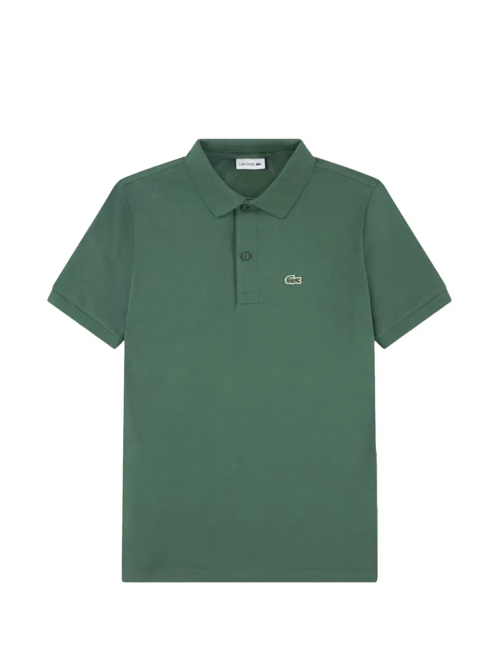 Рубашка поло с логотипом Lacoste Kids, зеленый