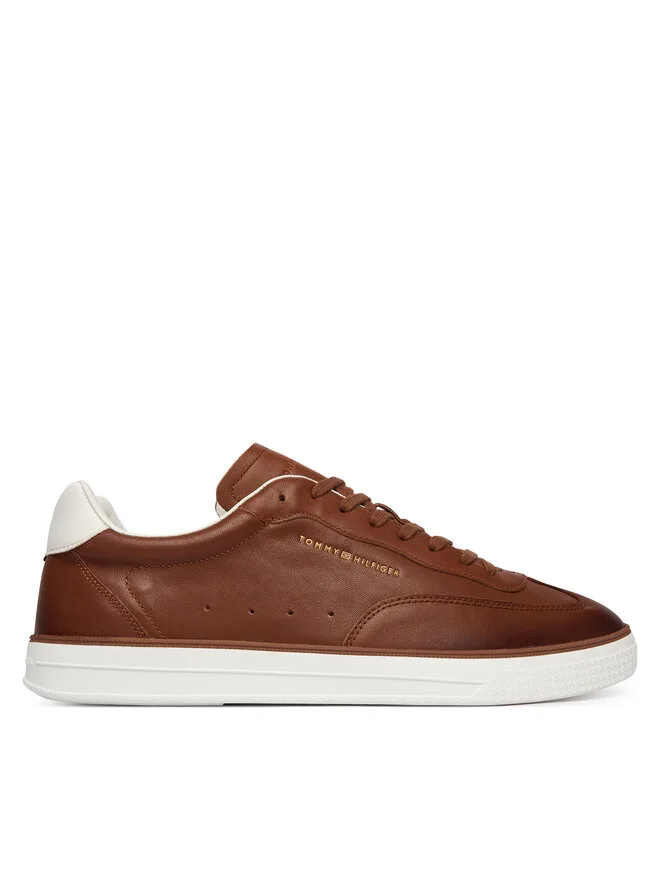 Tommy Hilfiger Кроссовки Th Lo Lux 1A2 Cognac FM0FM05870 коричневые