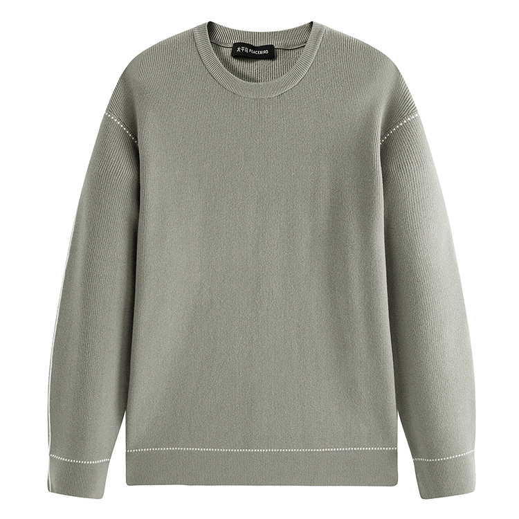 

PEACEBIRD MEN Свитер мужской Daybreak Rice 1 с круглой горловиной Moderate