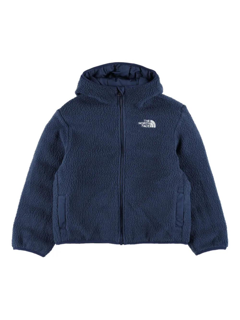 

Двусторонняя куртка с капюшоном The North Face Kids, синий