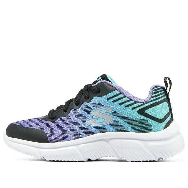 

Кроссовки girls go run 650 'black purple green' Skechers, черный