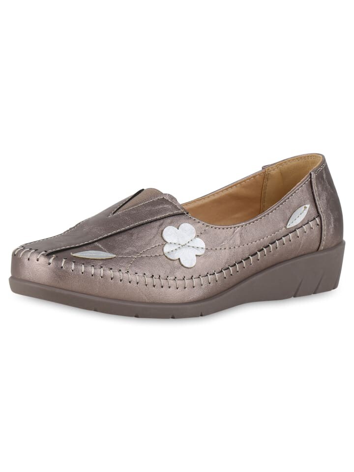 Тапочки VAN HILL Slip Ons Aurora, цвет Rose Gold