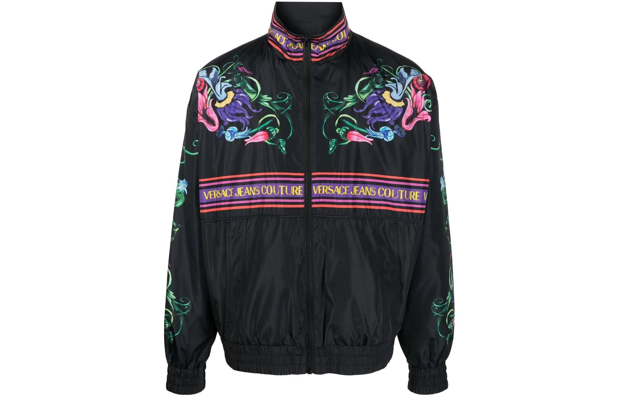 

VERSACE JEANS COUTURE Жакет с цветочным принтом, Black