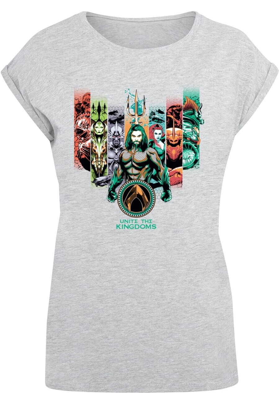 

Футболка ABSOLUTE CULT Shirt Aquaman - Unite The Kingdoms, светло-серый