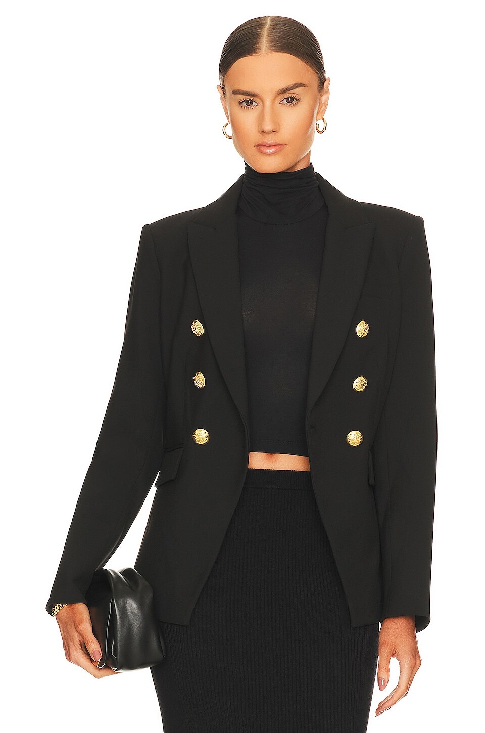 

Куртка Veronica Beard Miller Dickey, цвет Black & Gold