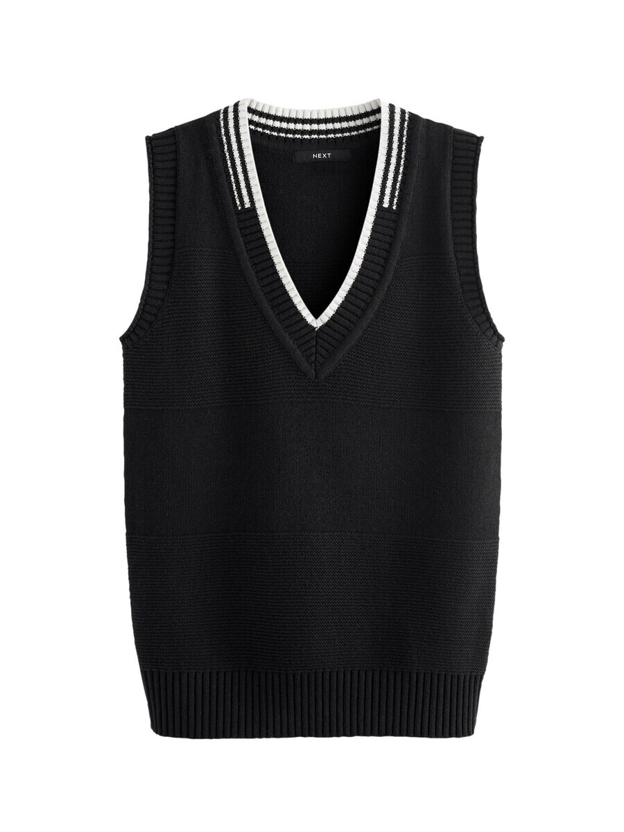 

Вязаный топ Next Knitted Top, черный