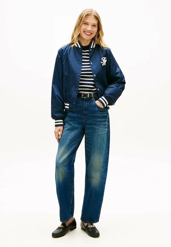 Бомбер с аппликацией логотипа Tommy Hilfiger, Dark Blue — фото 2