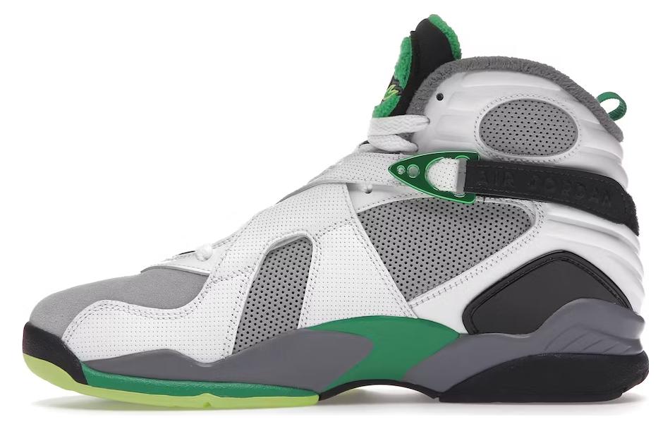 

Air 8 Retro 'University Of Oregon' Pe Jordan, белый зеленый