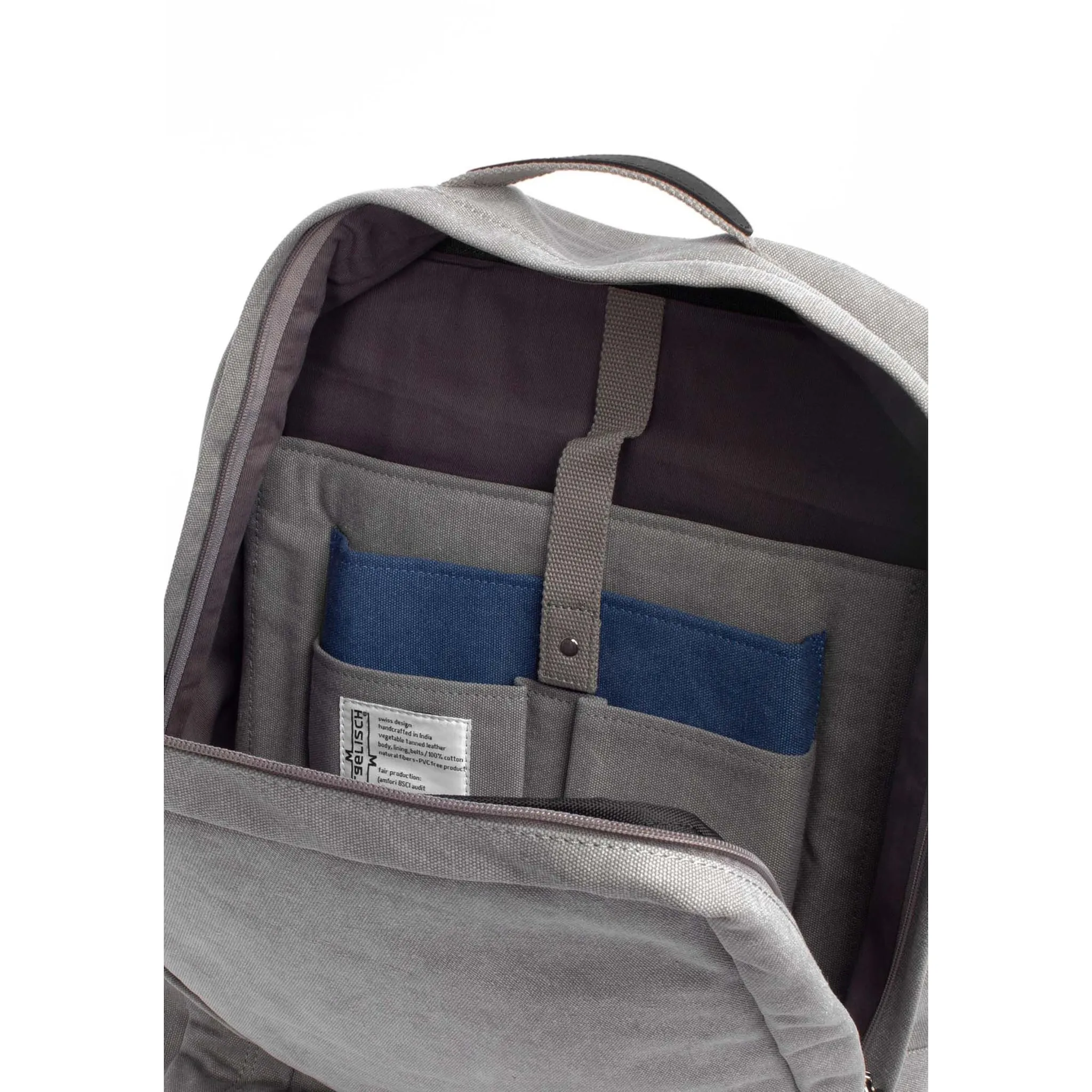 

Рюкзак для ноутбука Margelisch "Lerox 1", производство сертифицировано BSCI, серый