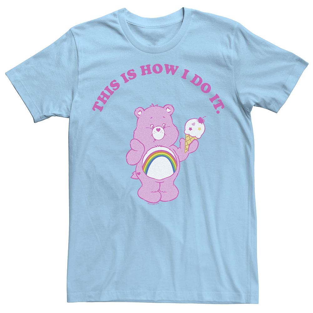 

Мужская футболка Care Bears This Is How I Do It Cheer Bear Licensed Character, цвет Light Blue