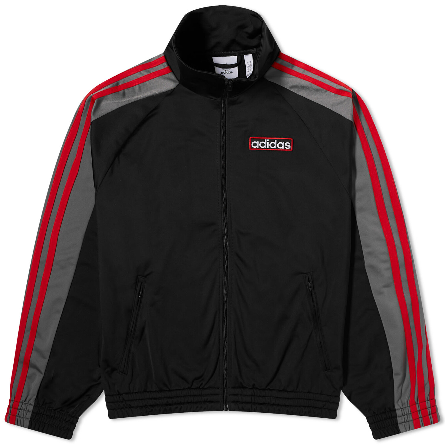 

Футболка Adidas Adibreak Track Top, цвет Black, Grey Four & Better Scarlet