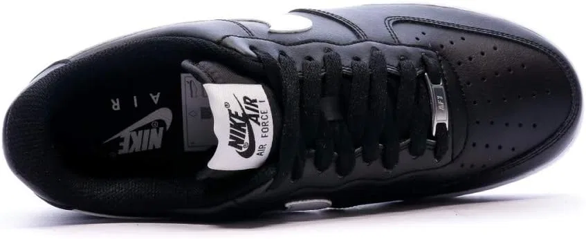 Мужские баскетбольные кроссовки Nike Air Force 1 '07 An20, Black White — фото 4