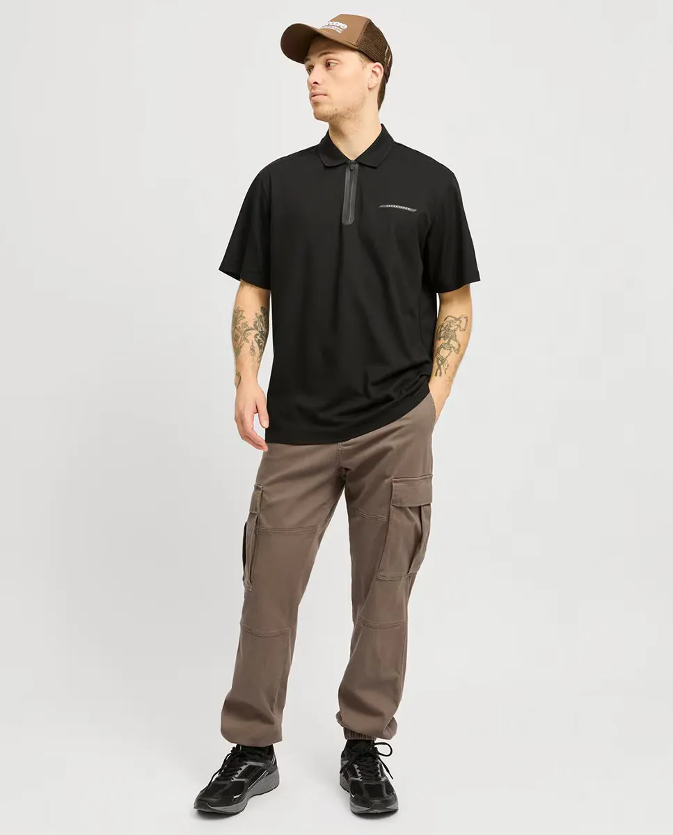 

Мужские брюки-карго с боковыми карманами Jack & Jones, бежевый