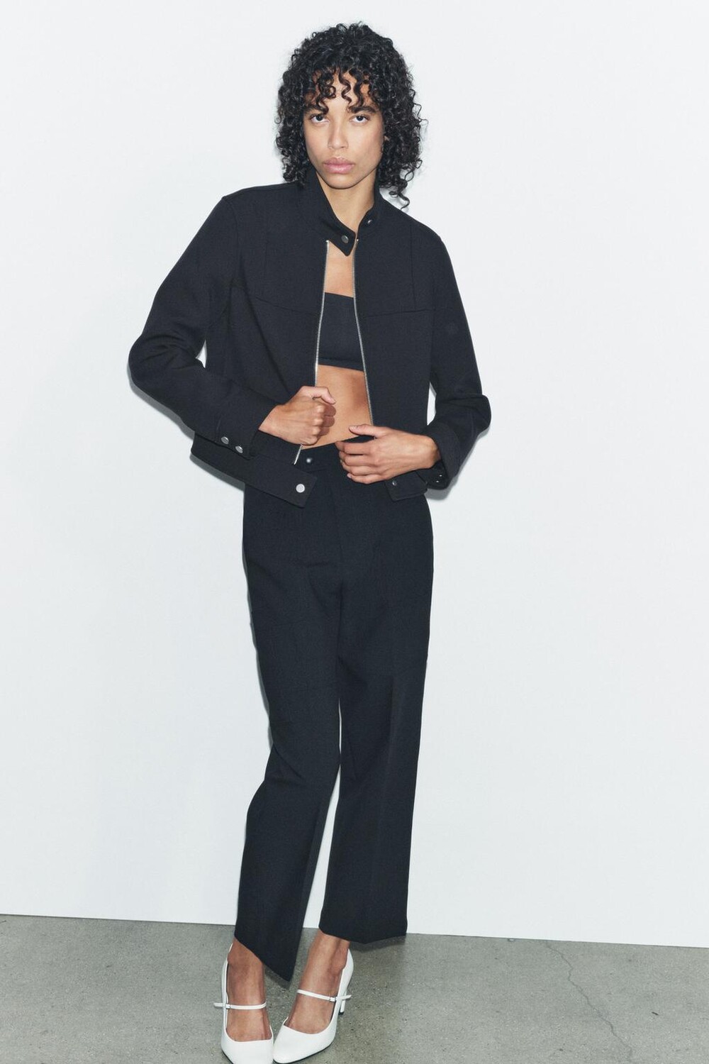 

Брюки с карманами коллекции ZW ZARA, черный