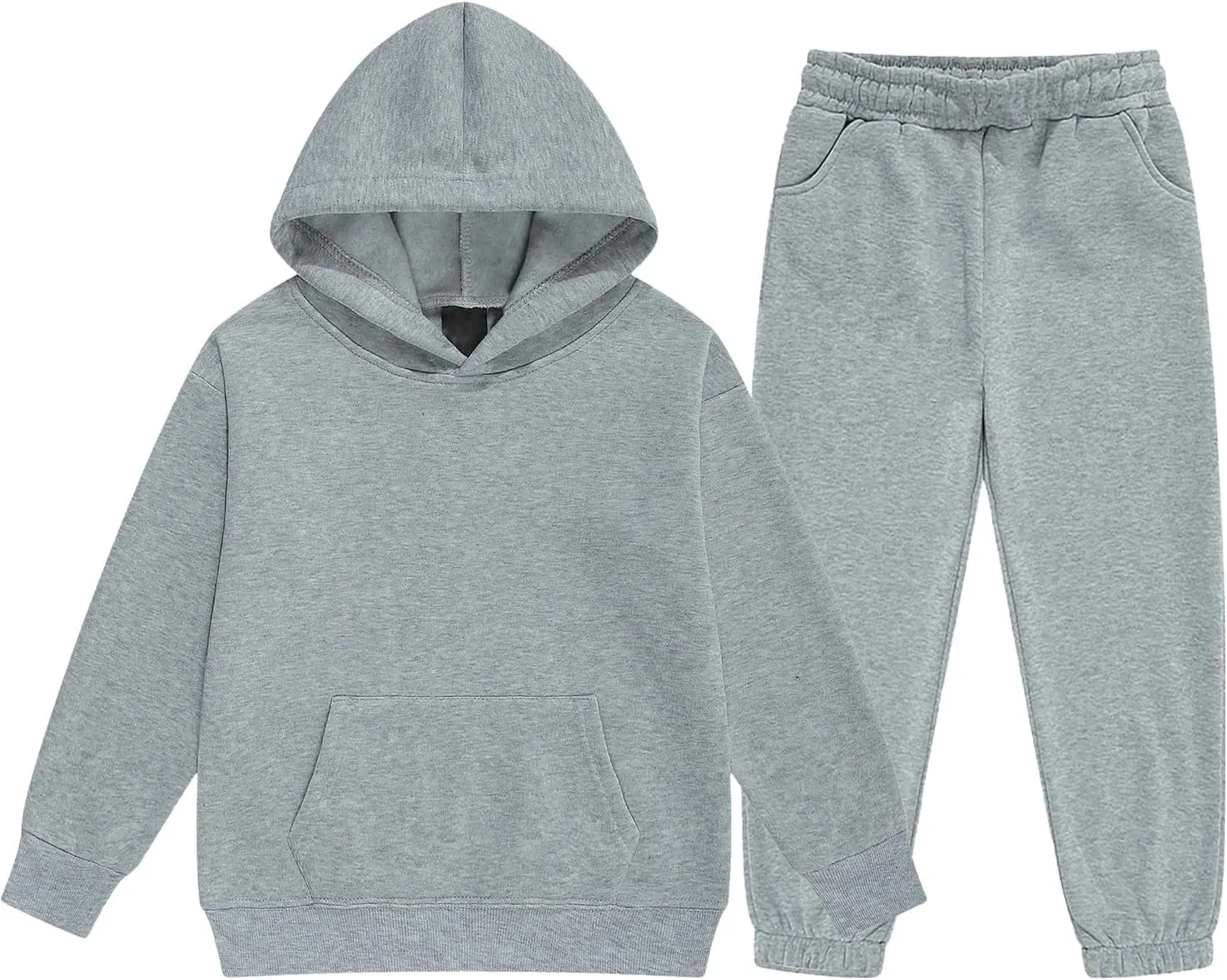 Детский спортивный костюм из флиса, Generic, серый