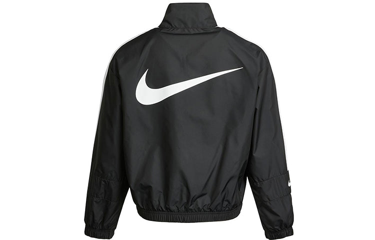 Куртка (WMNS) Nike Sportswear Repel Contrasting Colors Loose Woven Jacket Autumn Black CZ8801-010 — фото 2