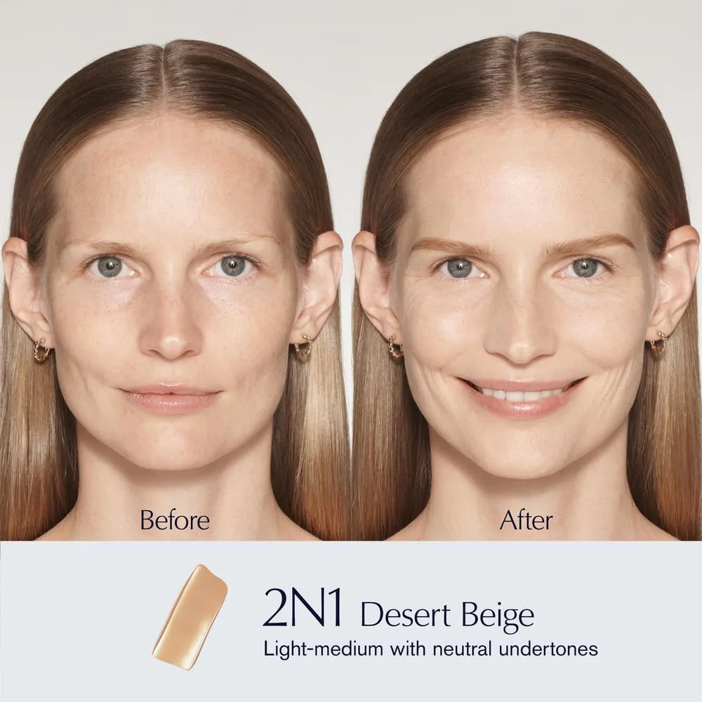 Тональный крем-сыворотка Estée Lauder Futurist Skin Tint Serum Foundation SPF 20 с глицерином | Легкое покрытие, 30 мл, 2N1 Desert Beige - Light-medium with neutral undertones — фото 4