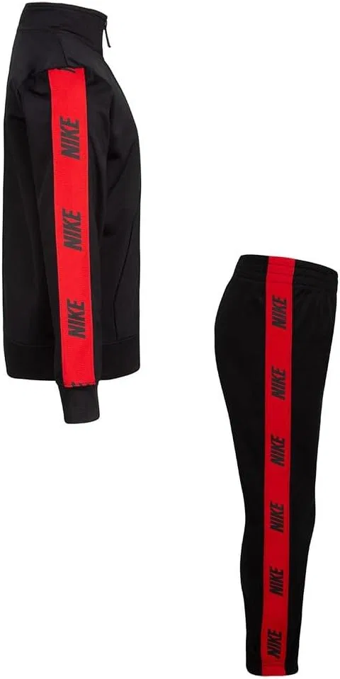 Детский спортивный костюм Nike Logo Taping, черный — фото 4