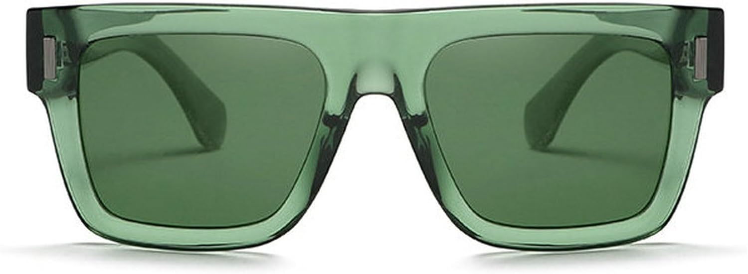 

Солнцезащитные очки COTIA с толстой квадратной оправой, поляризованные, для мужчин и женщин, массивные, с защитой от УФ-излучения UV400, модные, для вождения и повседневной носки, Green