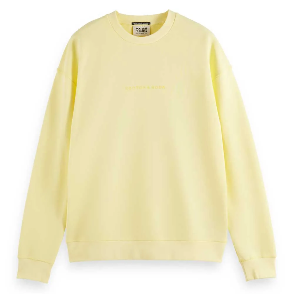

Толстовка Scotch & Soda Seasonal Core Relaxed Fit, желтый