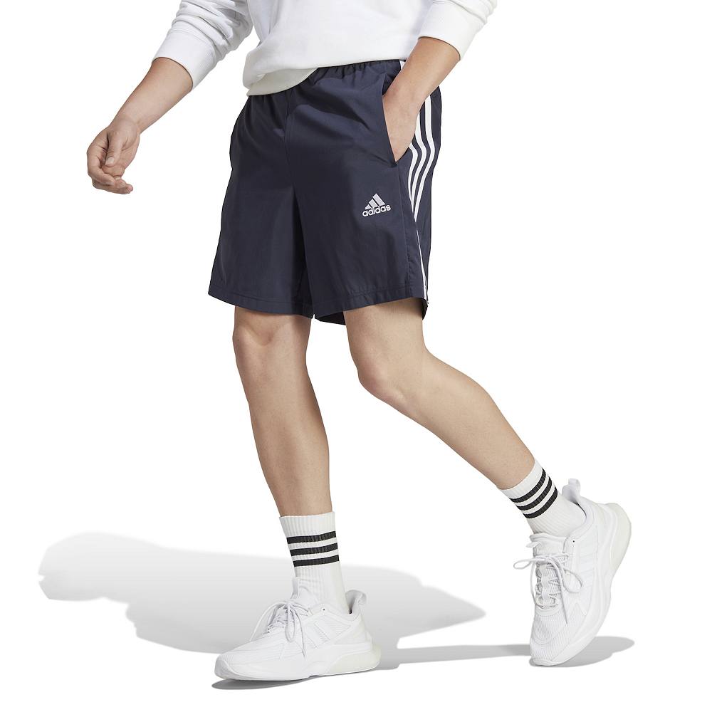 

Мужские шорты «Челси» adidas AEROREADY Essentials 9 дюймов с 3 полосками Adidas, цвет Ink White