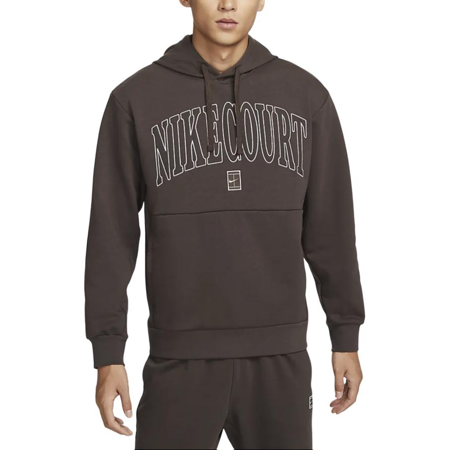 Nike Толстовка Court Heritage Dri Fit мужская Baroque Brown/Velvet Brown — фото 3