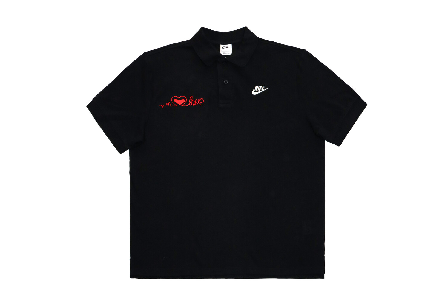 

Рубашка поло мужская черная Nike, черный