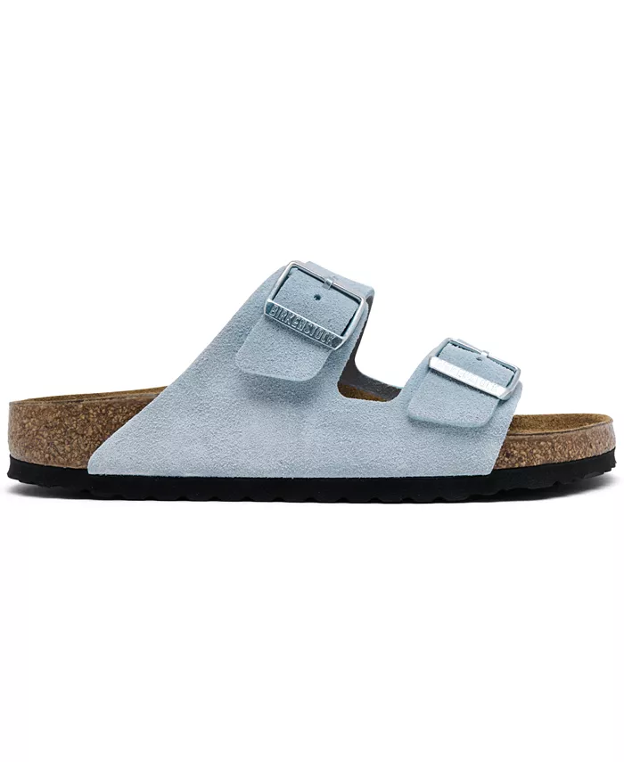 Женские сандалии Arizona из замши и кожи от Finish Line Birkenstock, синий — фото 3