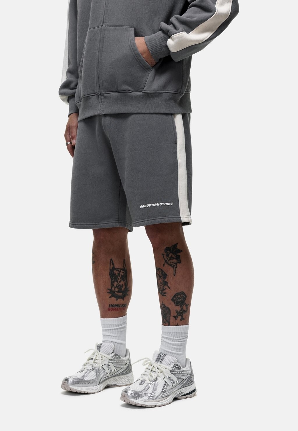 

Спортивные брюки RELAXED PANNEL GREY SHORTS Good For Nothing, серый