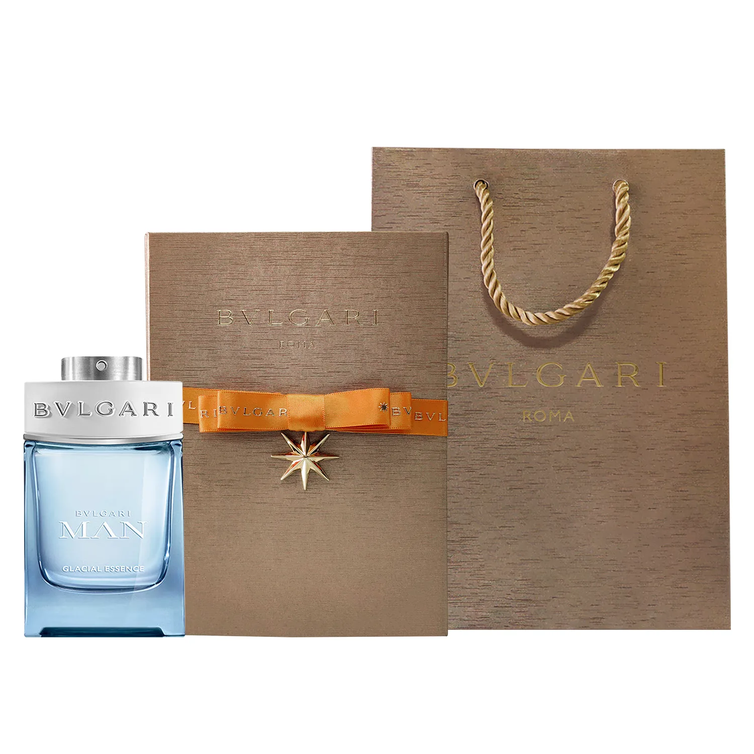 BVLGARI Набор ароматов для мужчин, Polar Ice Peak Men's Perfume 100ml + White Crystal Eau de Parfum 5ml + Gift Bag — фото 2