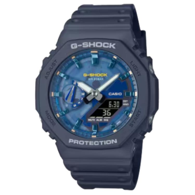

CASIO Часы G Shock GA 2100AS 2A, Blue Dial