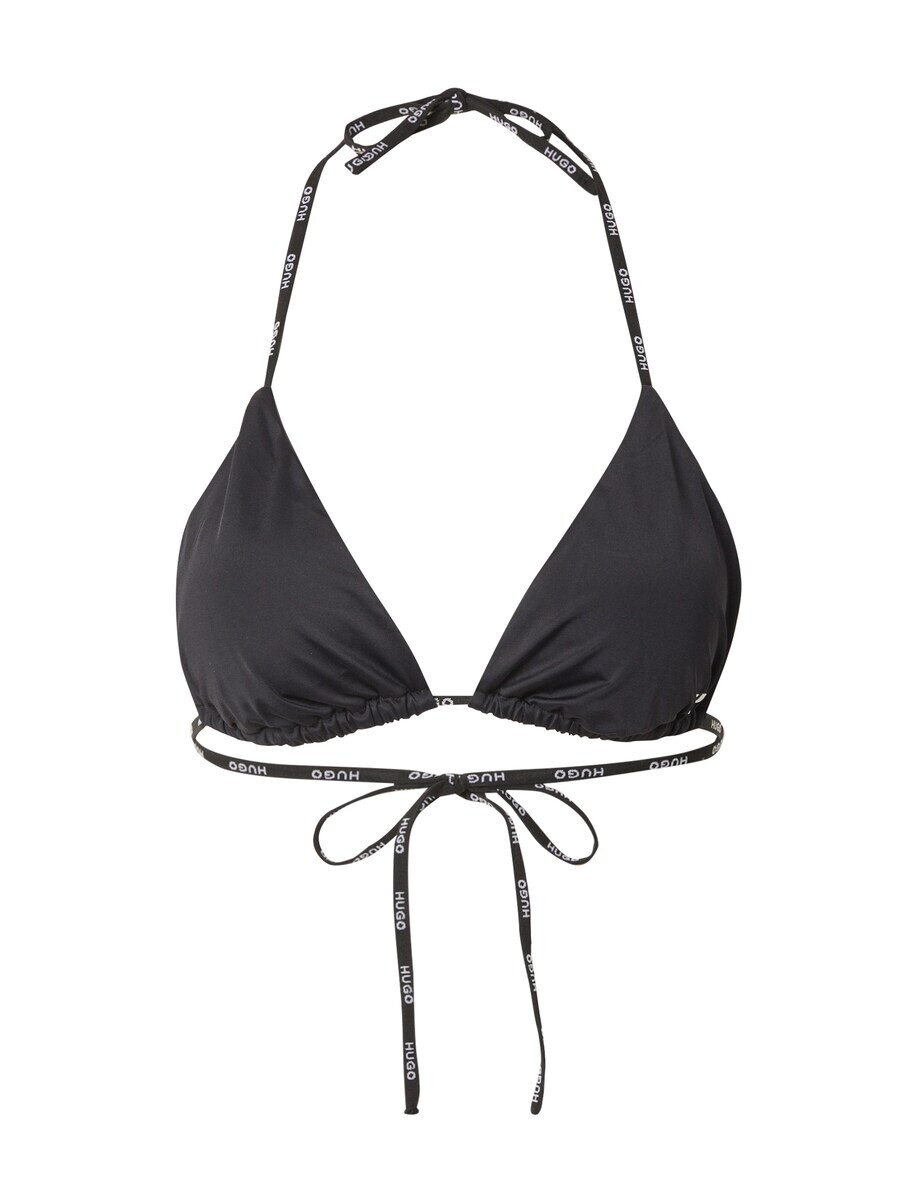 

Треугольный бикини-топ HUGO Triangle Bikini Top, черный