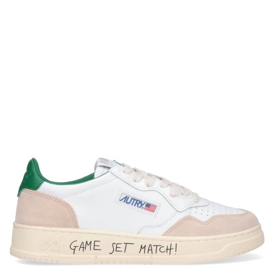 

Кроссовки Autry Medalist Low-Top, Match/Suede Wht/Amazon