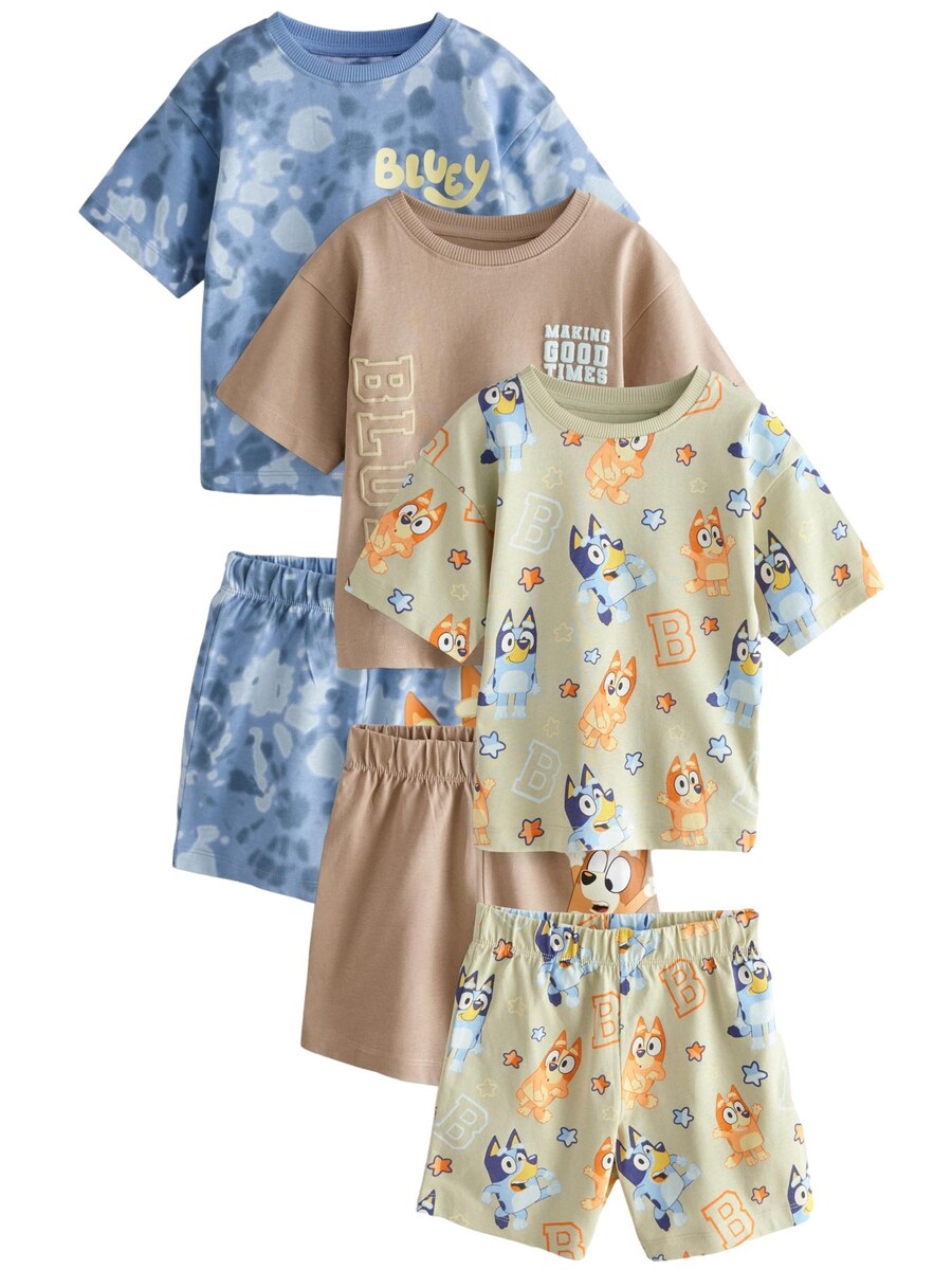 

Пижама Next, цвет Dark beige/Blue/Pastel green