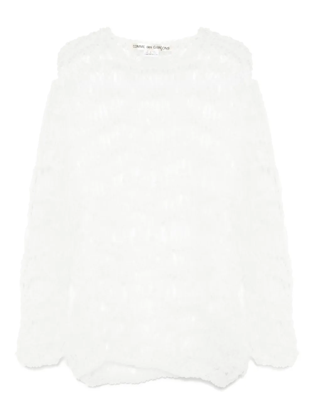 

Трикотажный топ COMME DES GARCONS, белый