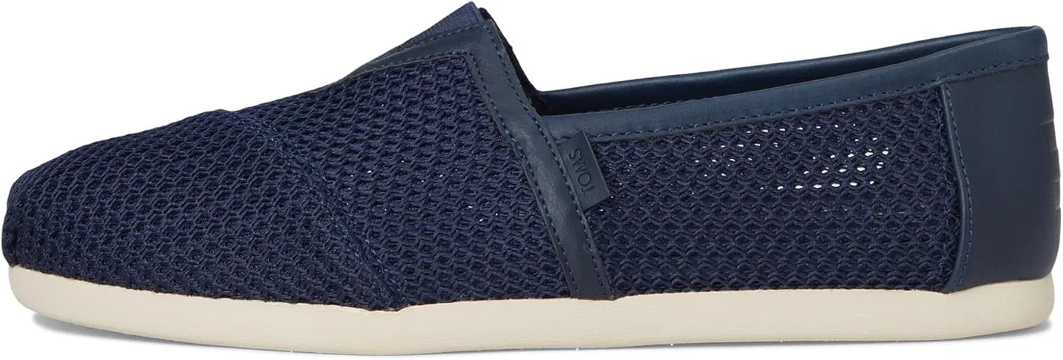 Лоферы с парусиной TOMS, Navy — фото 4