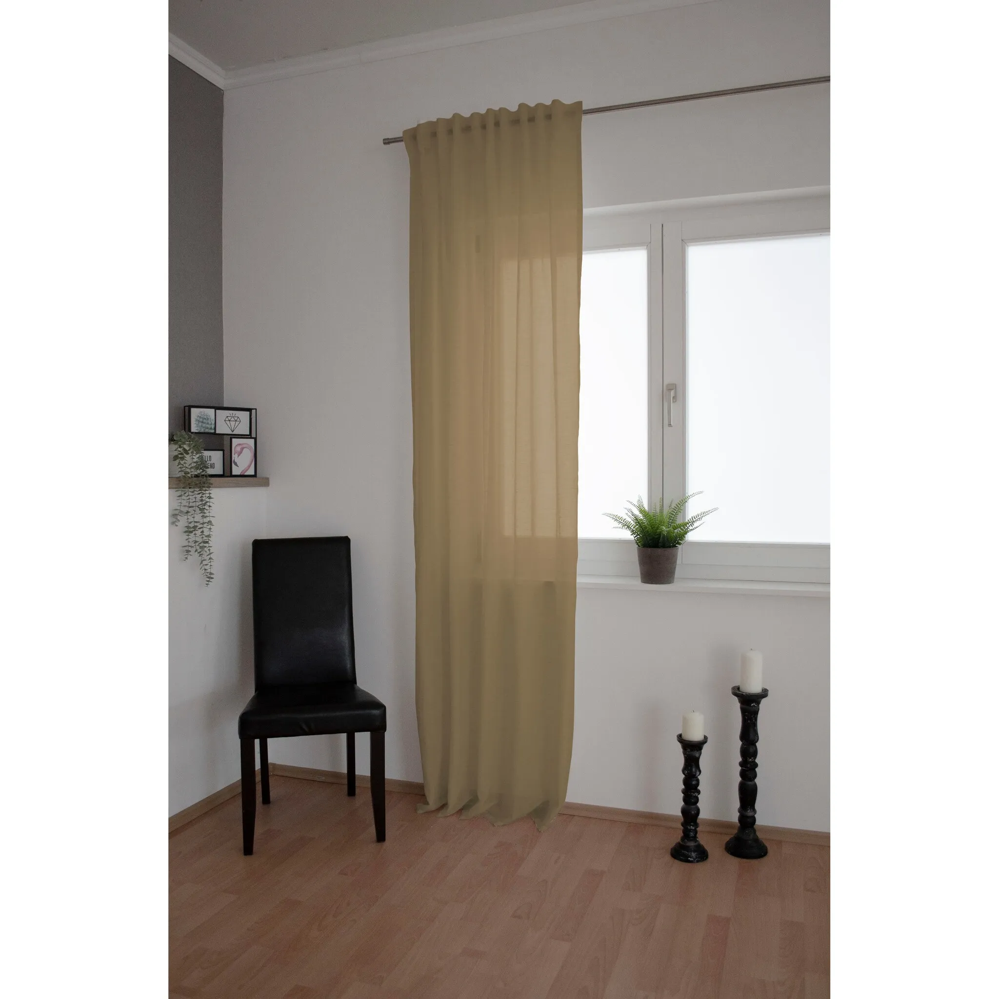 

HOMING штора «Лиан», (1 шт), штора Лиан, цвет caramel